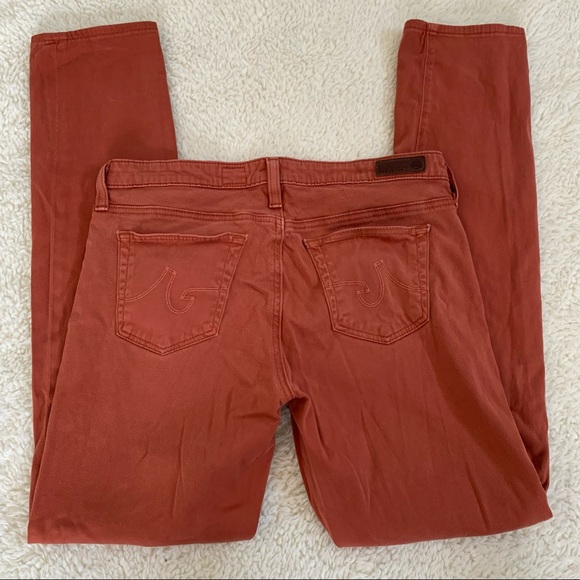 AG Jeans - The Stilt Cigarette Leg Burnt Orange - Picture 5 of 8